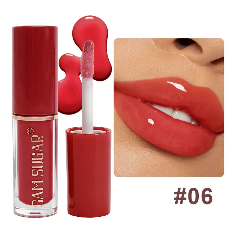 Long Lasting Lip Gloss Oil - Moisturizing Lip Tint for Fade & Lip Lines
