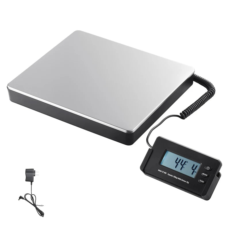 Digital Shipping Scale 440lbs with Tare Function LCD Display Portable Postal Weighing Scale