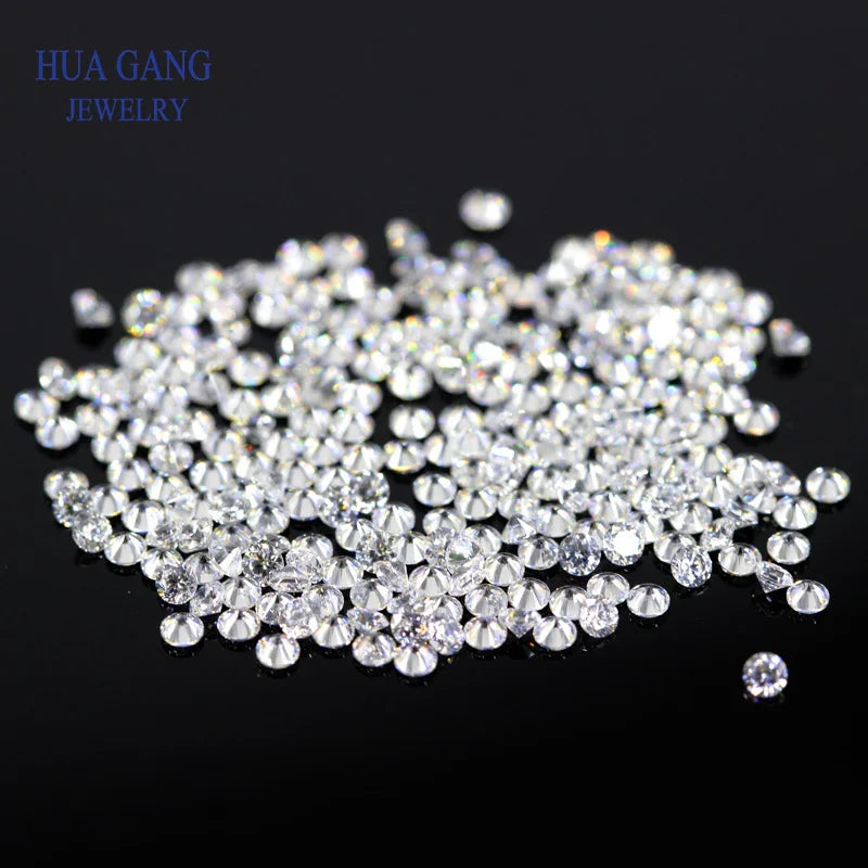 Small Cubic Zirconia Beads - Round Loose Stones for Jewelry Making