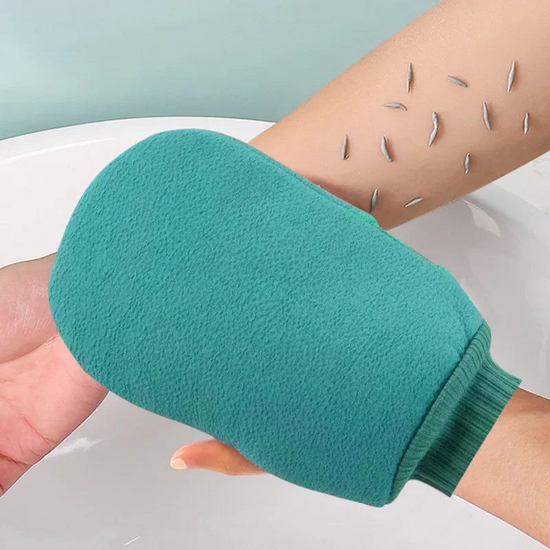 Exfoliating Body Gloves for Shower Cleaning - Skin Scrub Mitts & Massage Towels