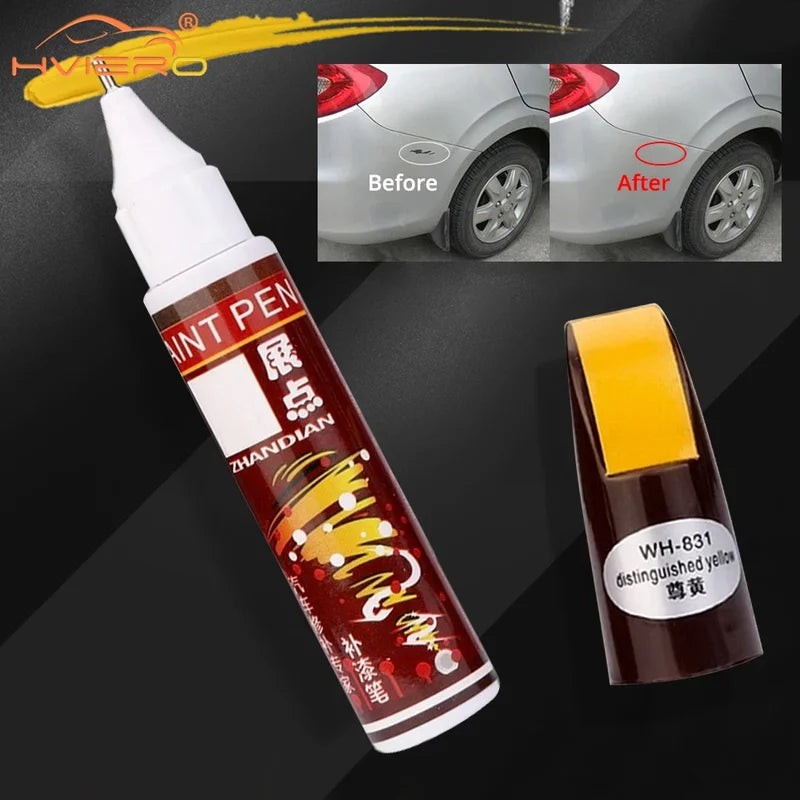 Car Scratch Repair Paint Pen Waterproof Touch Up Tool - 12ml Multiple Colors