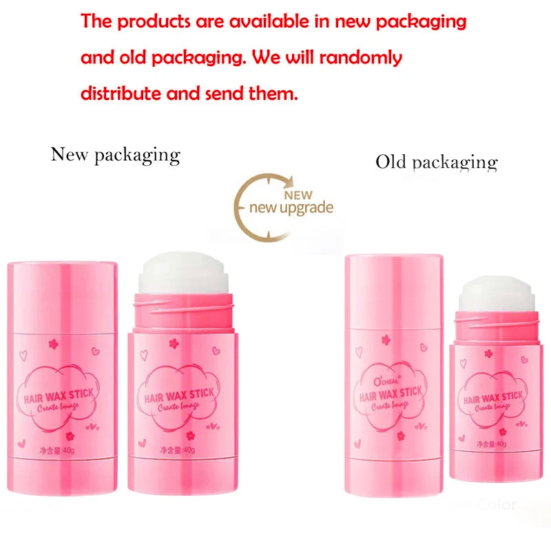 Hair Wax Stick for Styling & Repair - 40g Non-Greasy, Moisturizing
