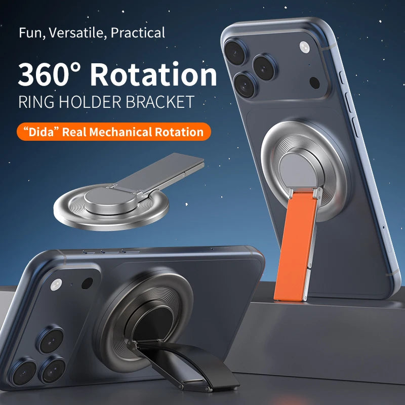 Magnetic Phone Holder with 360° Rotation for MagSafe & Universal Compatibility
