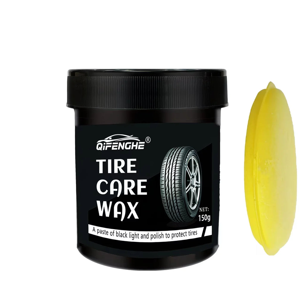 Car Tire Care Wax - Hydrophobic Tire Polish & Shine Protectant