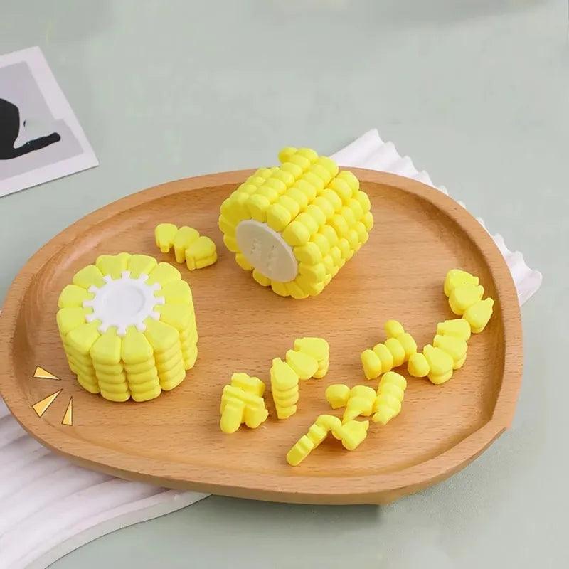 3D Corn Puzzle Stress Relief Toy Tetris Brain Development Jigsaw Game