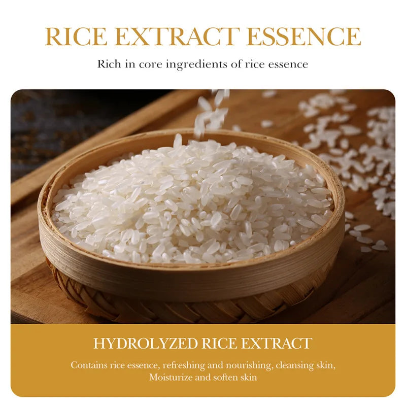 White Rice Facial Soap - Moisturizing & Oil Control Cleansing Foam