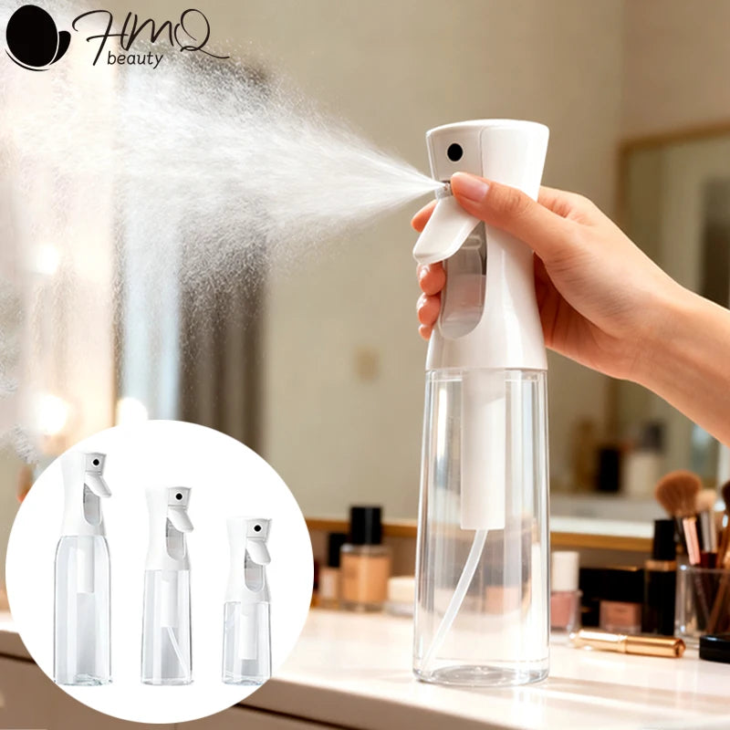 Refillable Water Spray Bottle with Fine Mist - 200/300/500ml for Skin Care & Salon