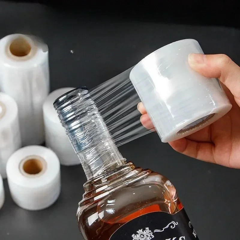 Leak-Proof Stretchable Wine Bottle Seal for Secure Storage - Anti-Evaporation, Anti-Aging Film