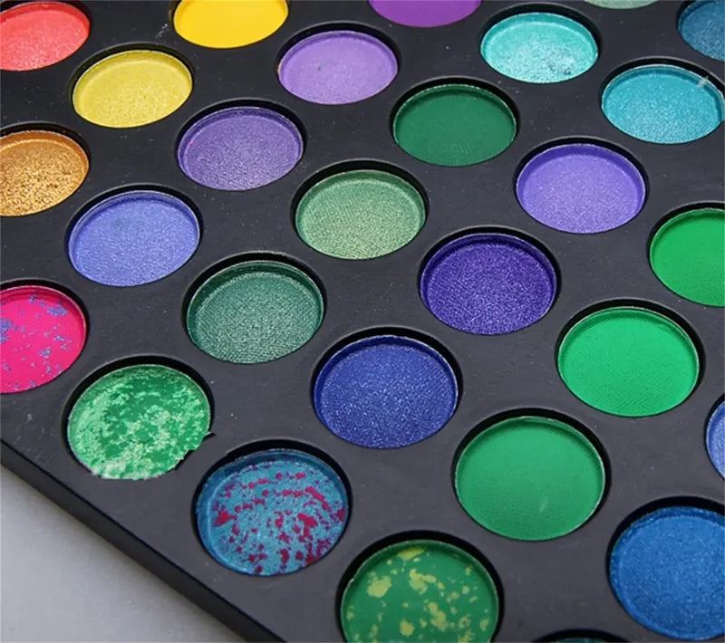120-Color Waterproof Eyeshadow Palette Makeup Kit - Matte & Shimmer Pigment