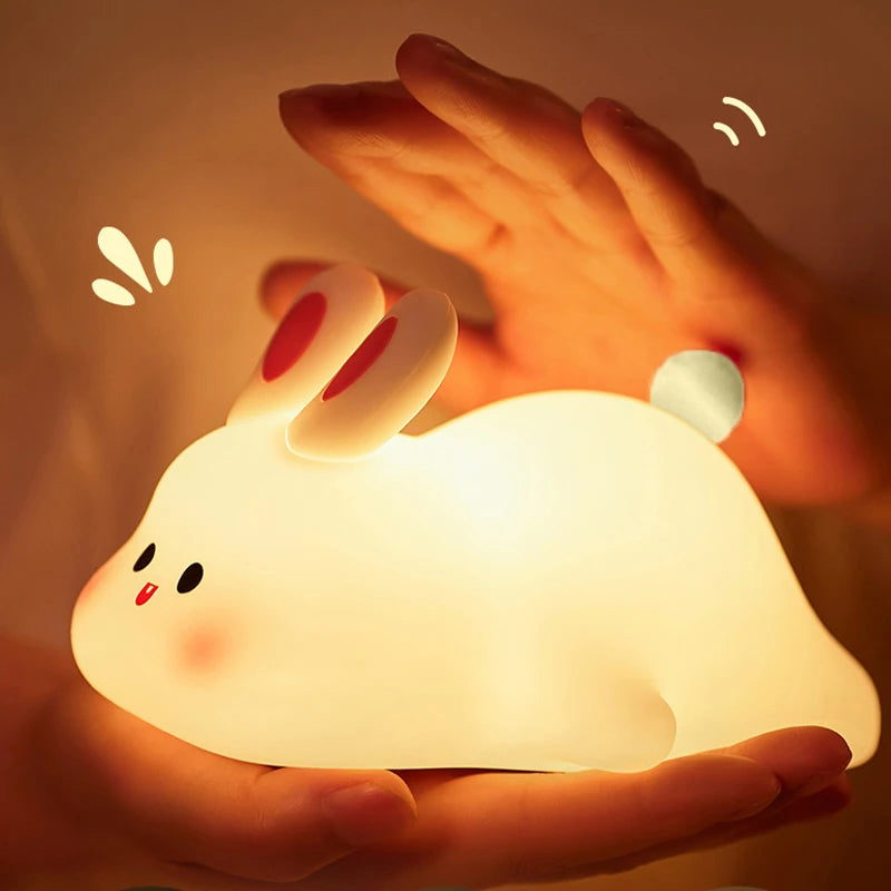 LED Bunny Panda Desk Lamp - Easter Decor, Party Favors & Gifts