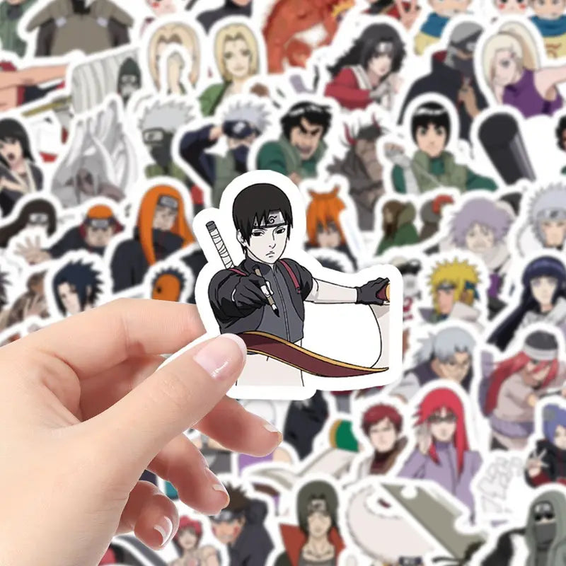 Naruto Jiraiya Q Version Cartoon Kawaii Sticker Pack - 70pcs DIY Decor