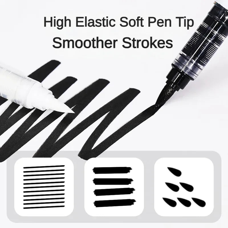 16 Colors Acrylic Paint Pens Set for Rock Glass Ceramic & DIY Art