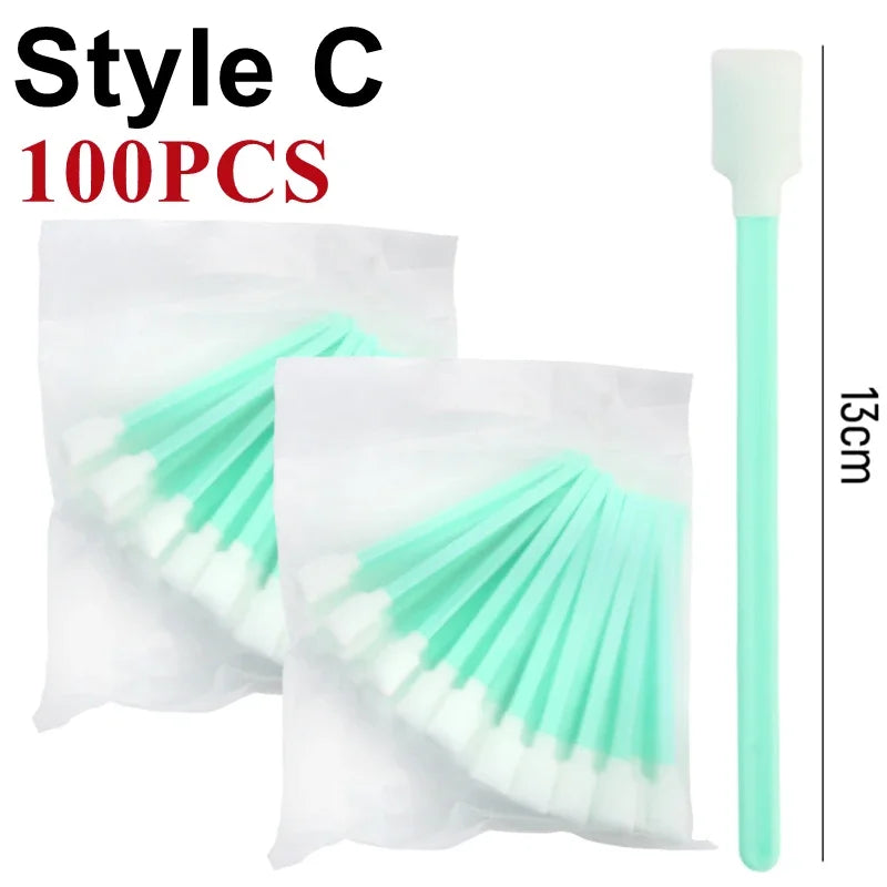 Foam Cleaning Swabs Pack of 50/100/200 for Printer, Camera, Optical Equipment