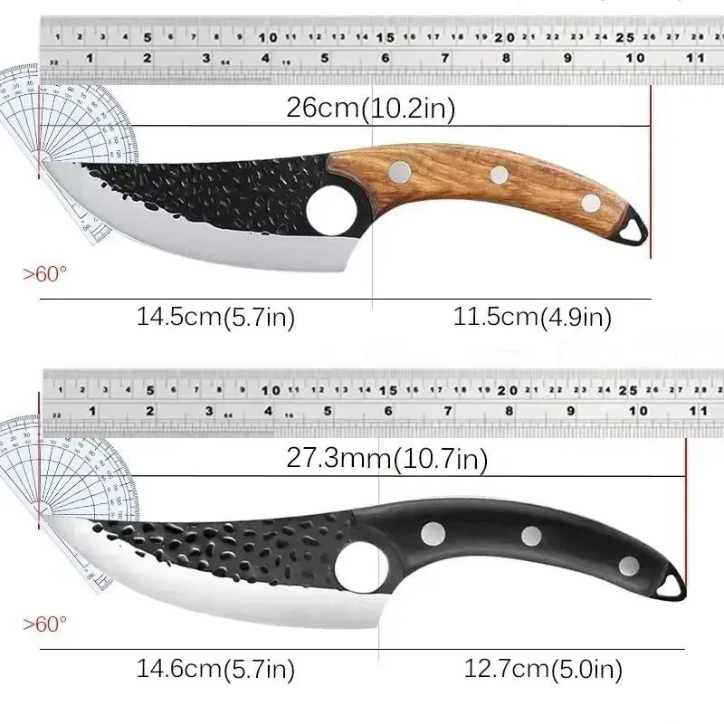 Professional Forged Kitchen Knife - Multipurpose Chef, Boning & Butcher Blade