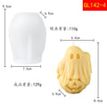 Halloween Ghost Candle Mold for DIY Pumpkin and Ghost Decorations, Silicone Craft Kit