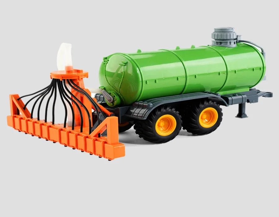 Remote Control Farm Truck & Tractor Set for Kids - 1:24 Scale Educational Toy