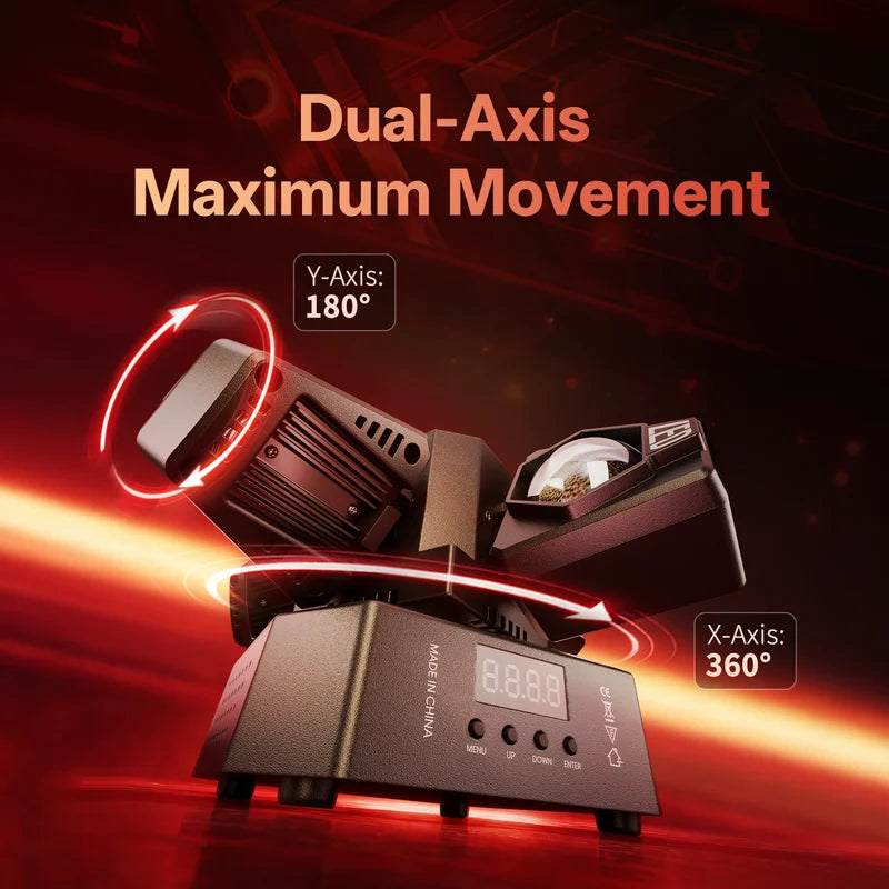 4-Arm Moving Head Stage Light 70W RGBW Beam Effect for DJ Party Theater