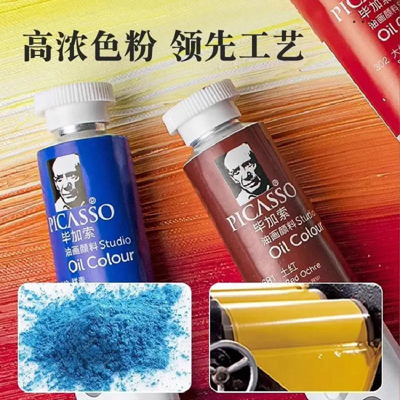 50ml High Saturation Oil Paint Tube for Artists - Non-Toxic, Mixable, Fast Drying