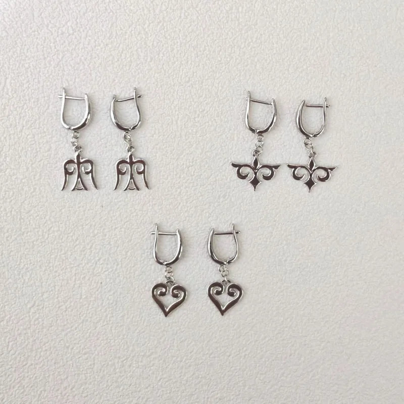 Retro Bird Sheep Horn Love Earrings - Nomadic Design, High-End Versatile Jewelry