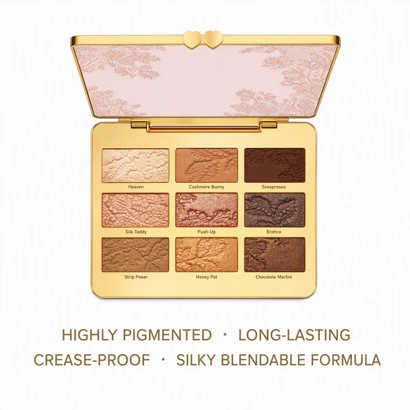 9-Color Eyeshadow Palette All-in-One Travel Makeup Kit for Day & Night Looks
