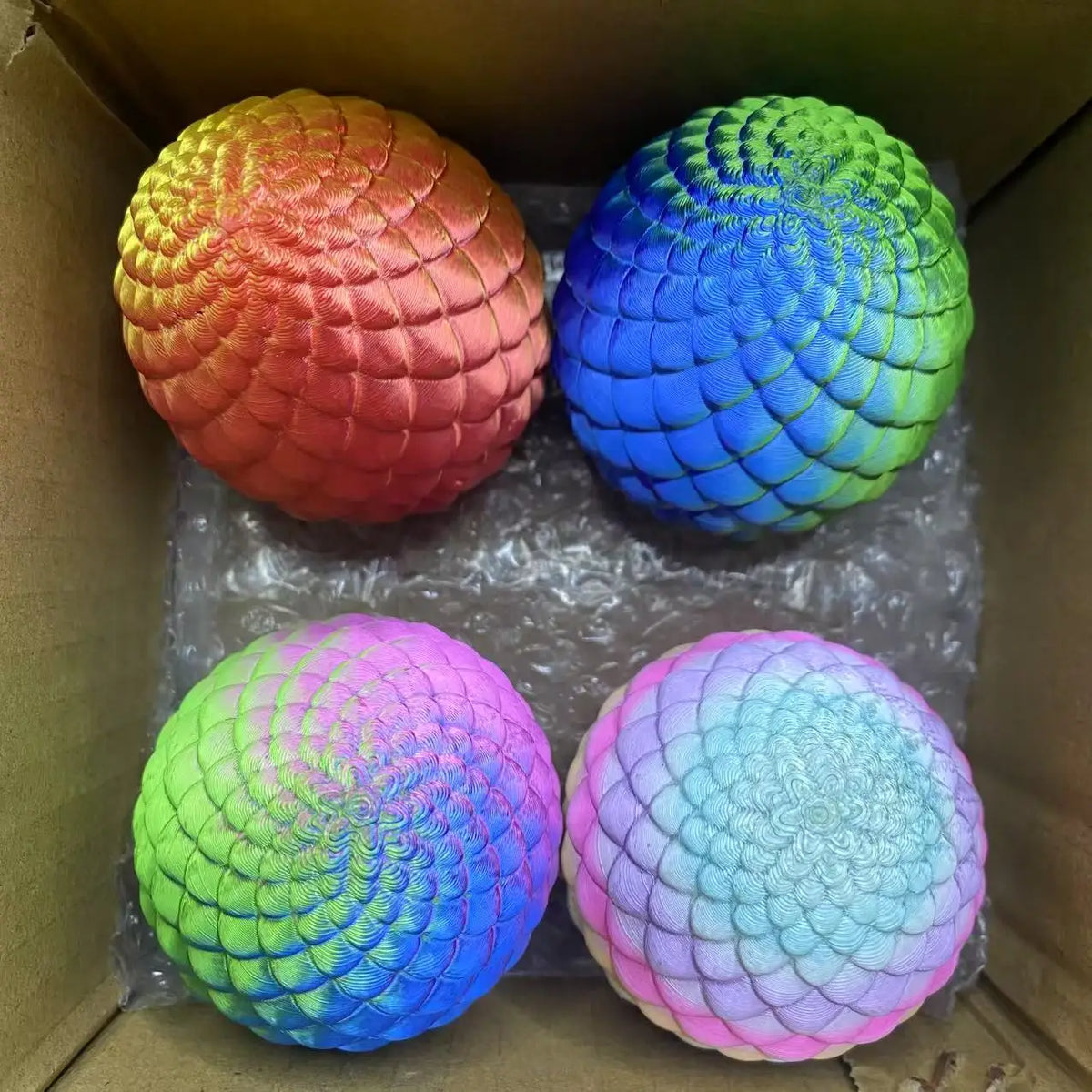 3D Printed Snake Surprise Egg Decoration Set - Flexible Joints for Enthusiasts