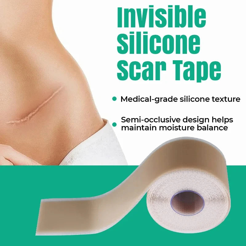 Reusable Silicone Scar Sheets for Surgical & Hypertrophic Scars - Medical Grade, Custom Fit
