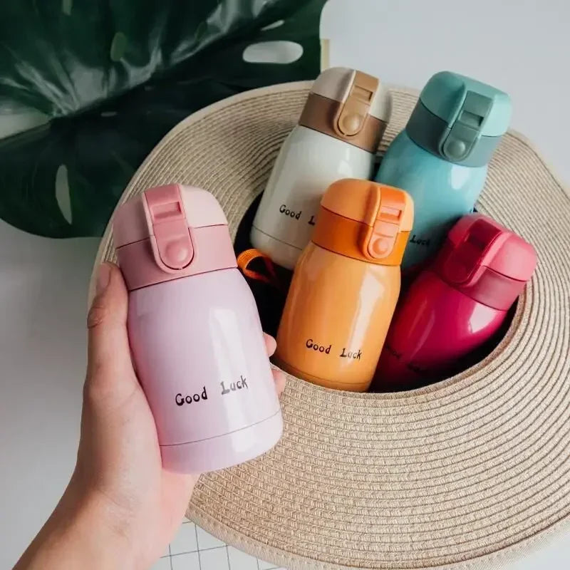 Stainless Steel Mini Thermos Cup 200ml/360ml Insulated Coffee Mug Vacuum Flask