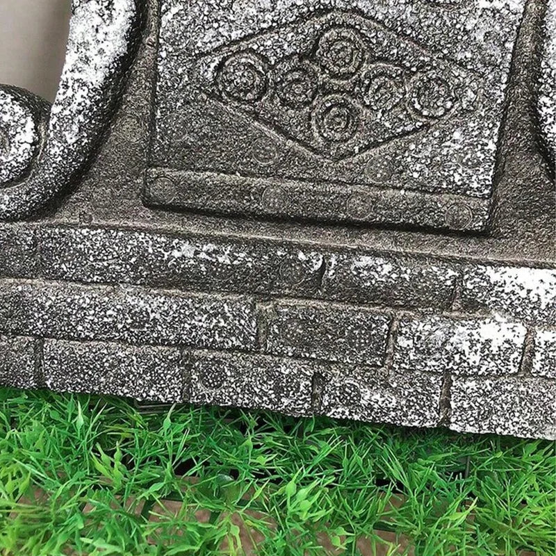 Halloween Foam Tombstone with RIP Letters - Spooky Yard Graveyard Decoration