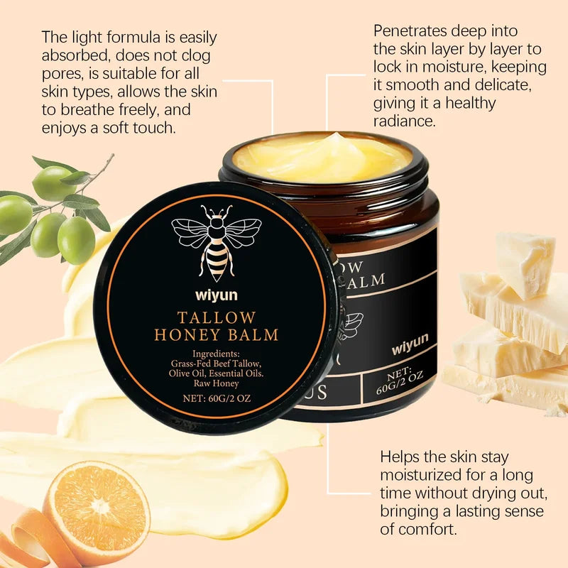 Beef Tallow Face Cream for Moisturizing & Anti-Aging - Nourishing Skin Care