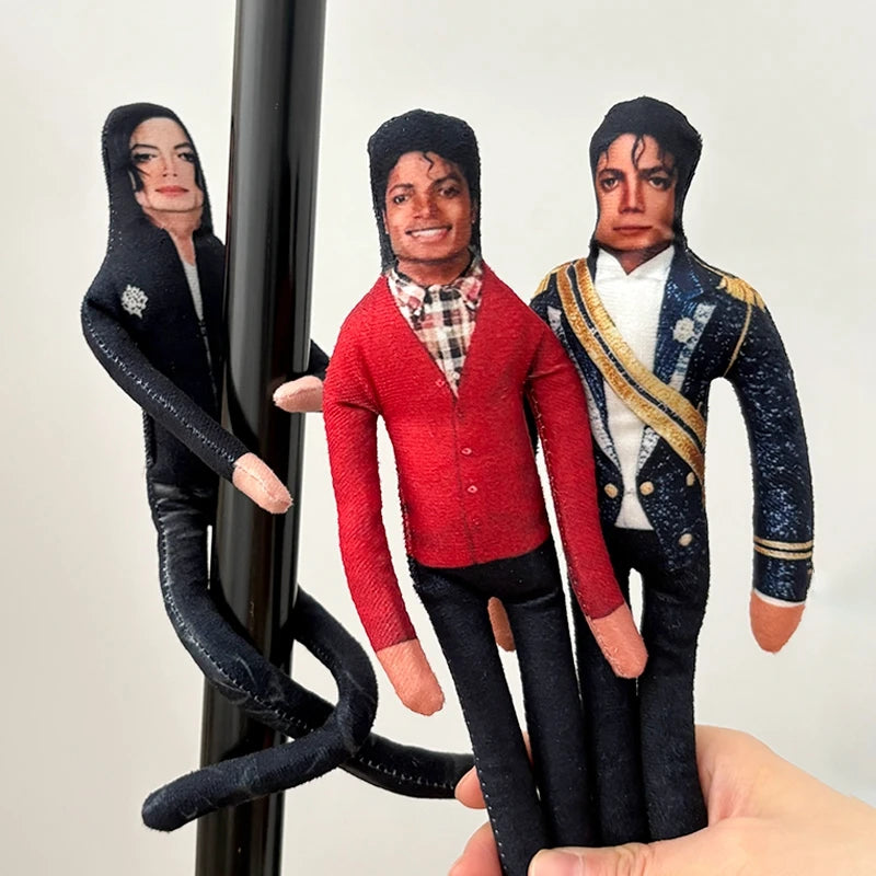 Funny Michael Jackson Action Figure - Abstract Joint Mobility Doll for Party & Decor