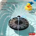 Floating LED Water Fountain Toy for Bathtub - Solar Powered Color Change Water Circulator