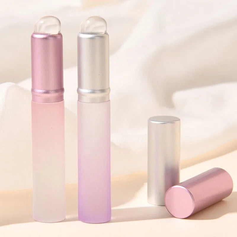 Mini Silicone Lipstick & Concealer Brush Set - Reusable Multi-Use Makeup Tool