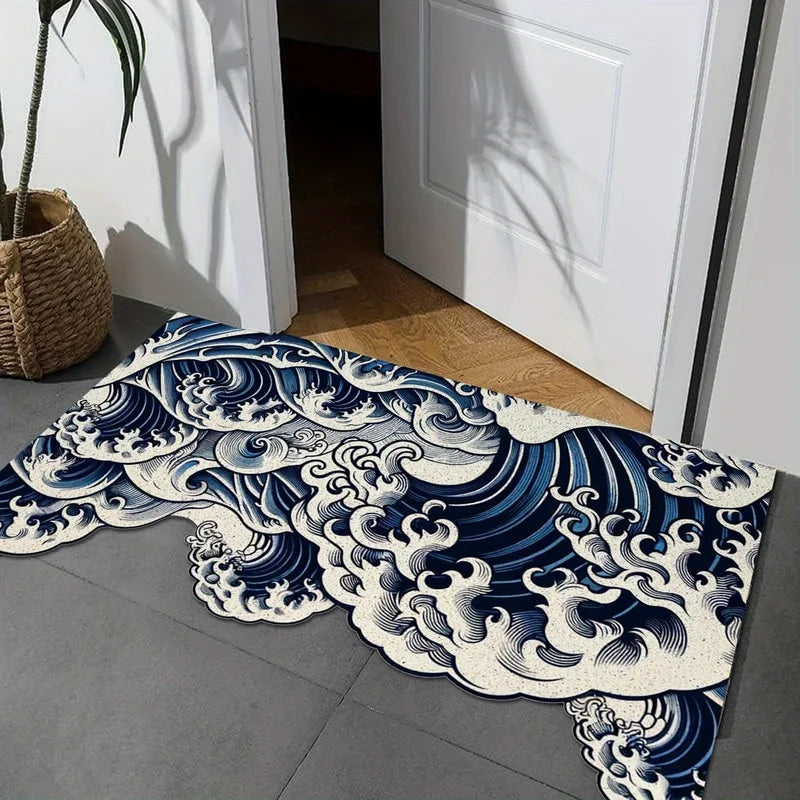 Anti-Slip Absorbent Floor Mat for Home Entrance and Bathroom - Soft & Durable