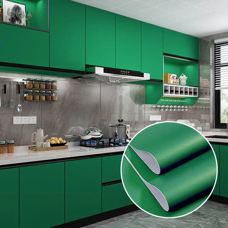 Self-Adhesive PVC Wallpaper for Furniture & Wall Renovation Waterproof Peel & Stick Vinyl