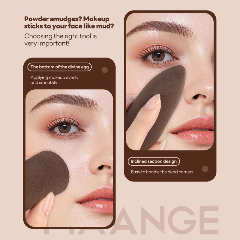 Makeup Brush Set for Foundation Concealer & Eyeshadow - Soft Synthetic Bristles