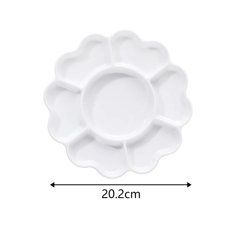 Imitation Porcelain Color Palette for Art and Crafting - Plum Blossom White