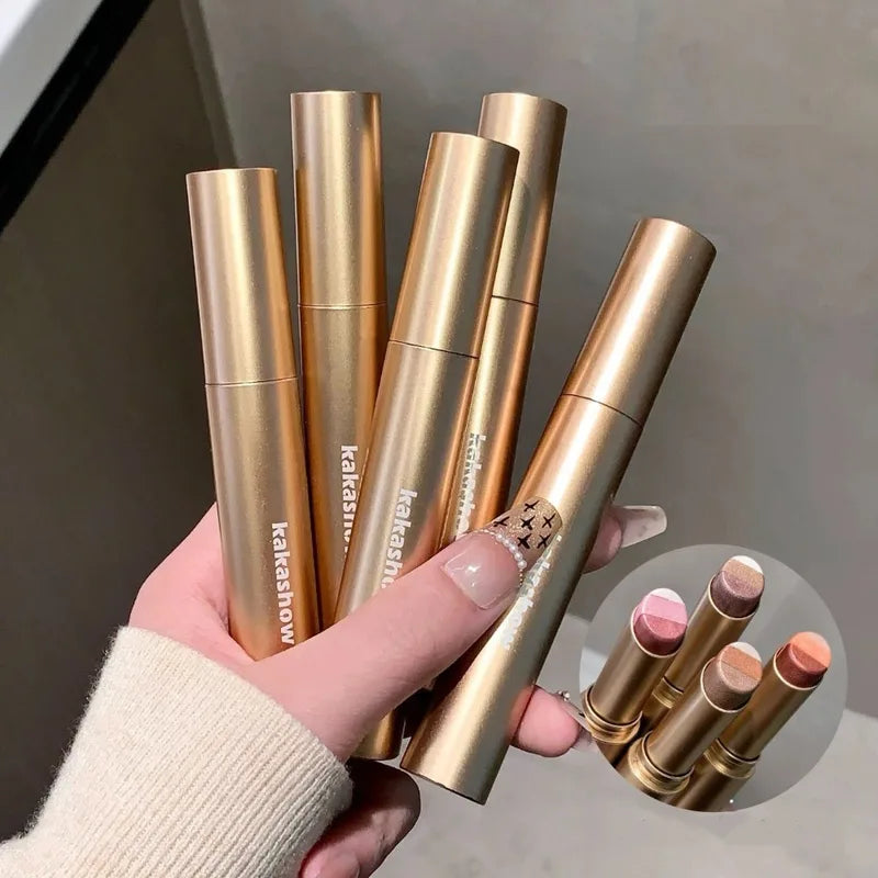 Gradient Eyeshadow Stick with Sparkling Pearl Finish Long Lasting & Easy Blending