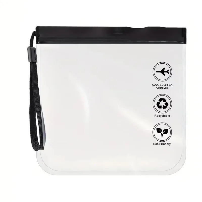 2pcs Waterproof Travel Cosmetic Storage Bags Leakproof EVA Reusable Organizer