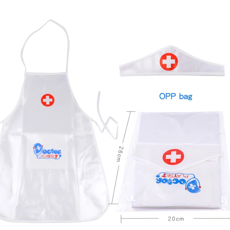 Children's Halloween Nurse Costume Apron for Kids & Family Pretend Play