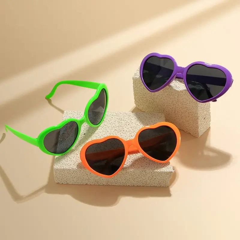 Heart Sunglasses UV400 Protection Fashion Eyewear for Women - Multiple Colors