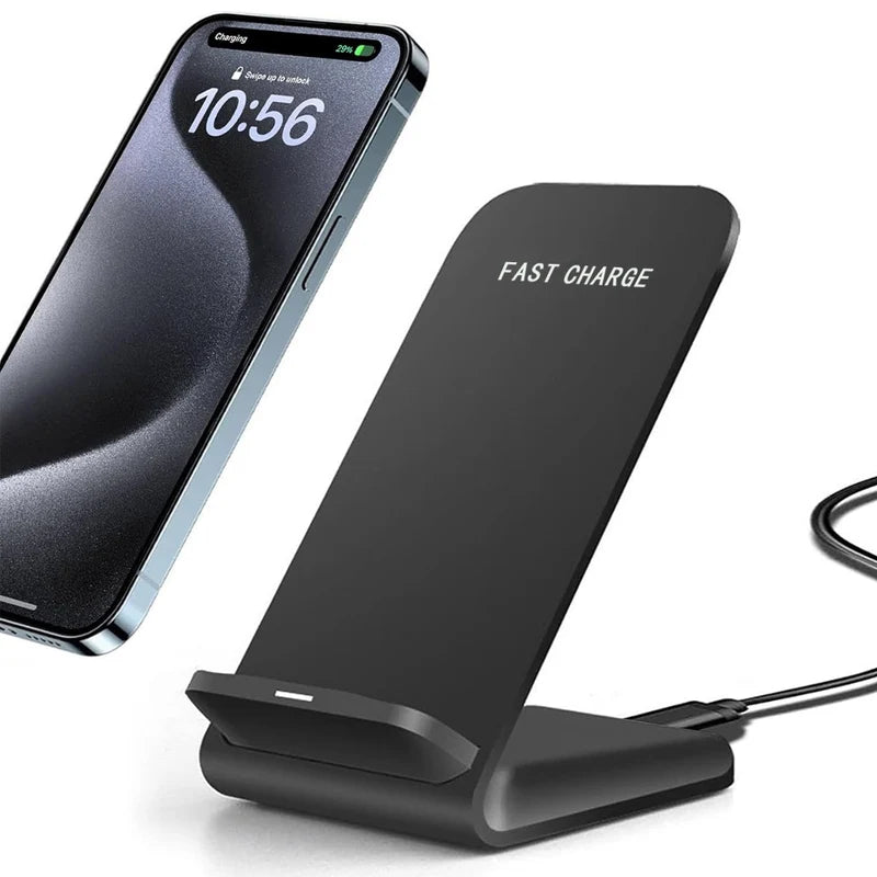 Fast Wireless Charging Stand for Samsung, iPhone, Xiaomi - Multiple Colors