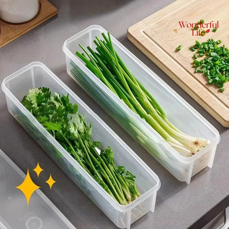 Food Storage Container with Airtight Lid - Fresh-Keeping Plastic Box for Kitchen, Noodles, Snacks