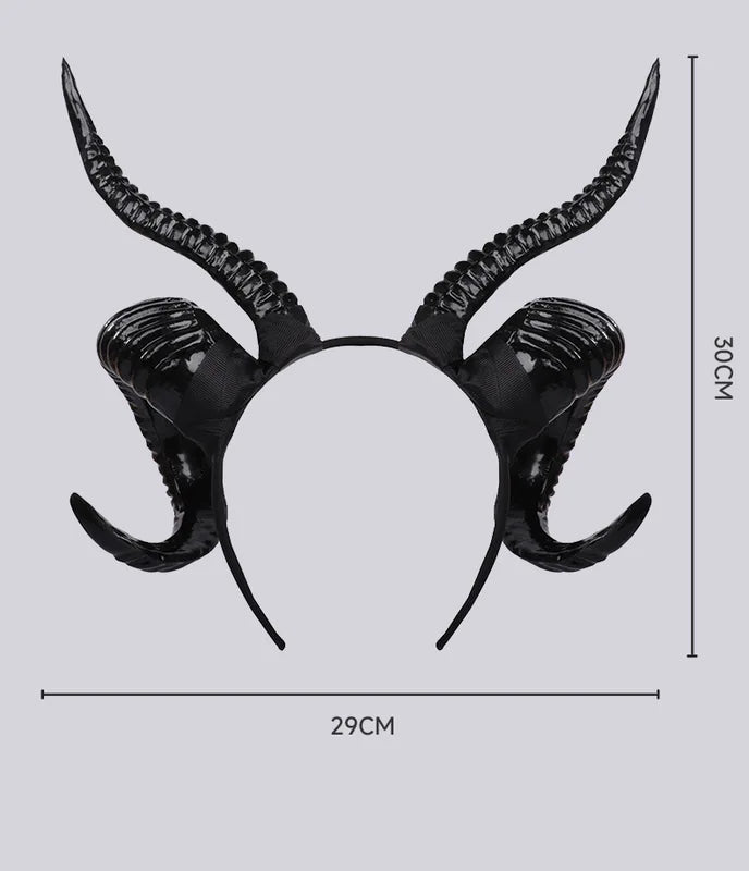 Sheep Horn Headband Costume Accessory for Halloween Cosplay Party
