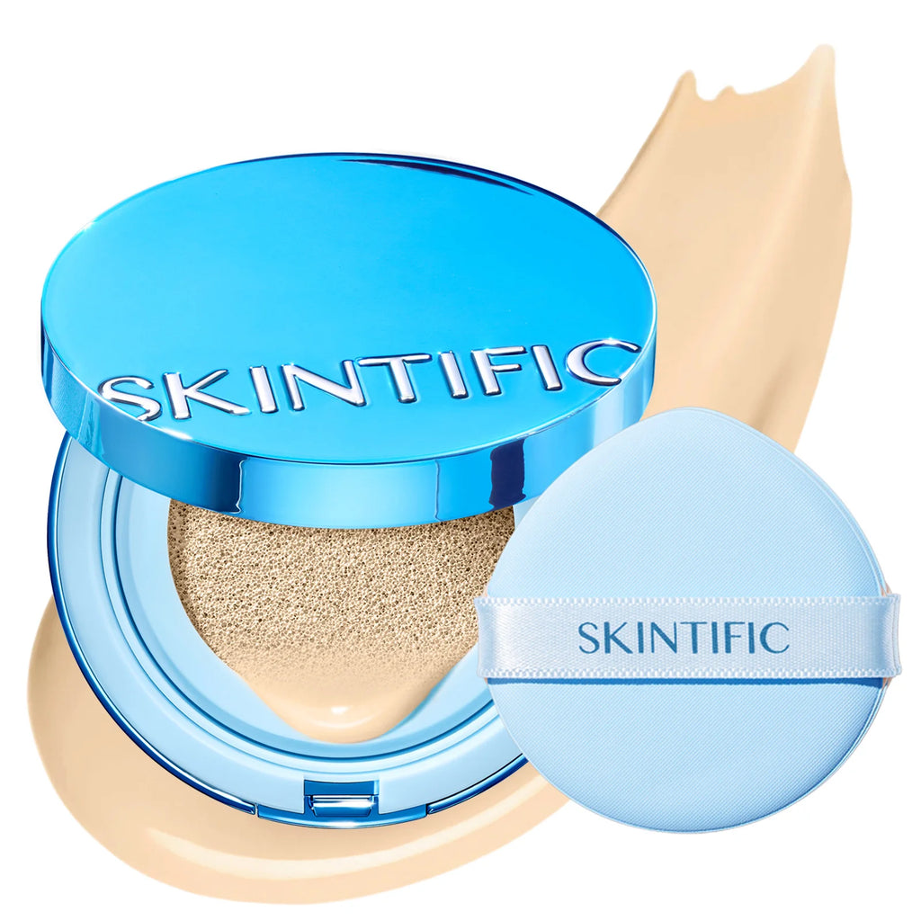 Velvet Matte Cushion Foundation for Oily Skin - Full Coverage, Long-Lasting Makeup