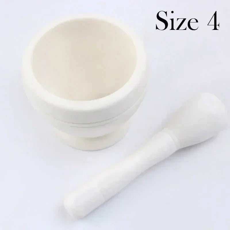 Resin Mortar and Pestle Spice Grinder Set for Herbs Garlic and Seasonings