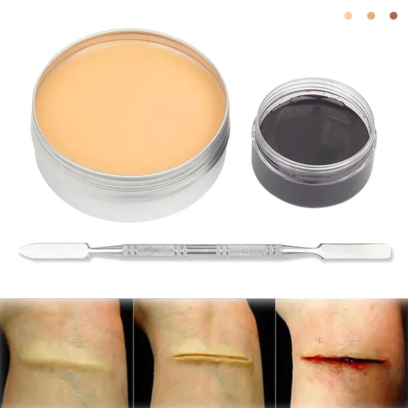 Halloween Special Effects Wax Kit for Makeup & Wound Creation - Multiple Colors
