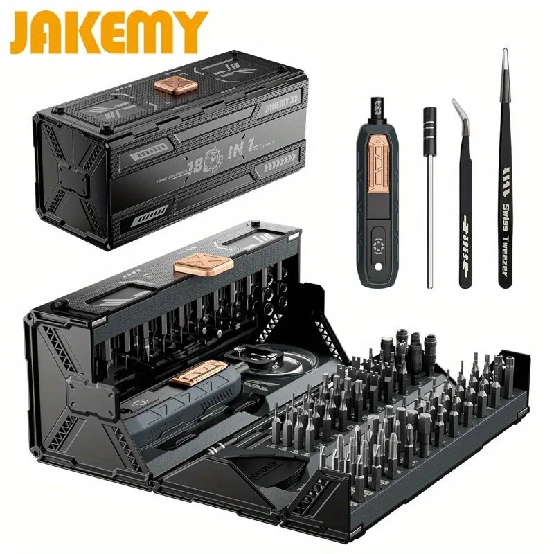 180-in-1 Precision Magnetic Screwdriver Set for Electronics & Household Repair