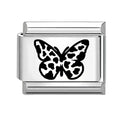 Laser Engraving Charm Bracelet Links DIY Jewelry Making Supplies - 9mm Stainless Steel