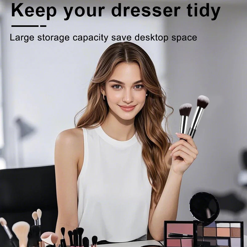 14-Piece Makeup Brush Set for Face Eyeshadow Blending and Concealing - Soft Fluffy Makeup Tools