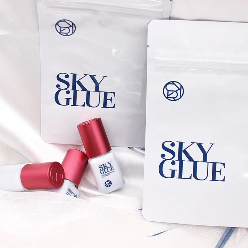Korean False Eyelash Extension Glue 3 Bottles 5ml Black Adhesive for Eyelash Extensions
